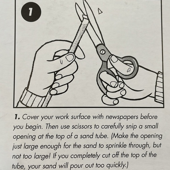 New Mandala Sand Art Colorful Activity Kit w/ 10 Sticky Designs & 20 Sand Tubes - Picture 4 of 8